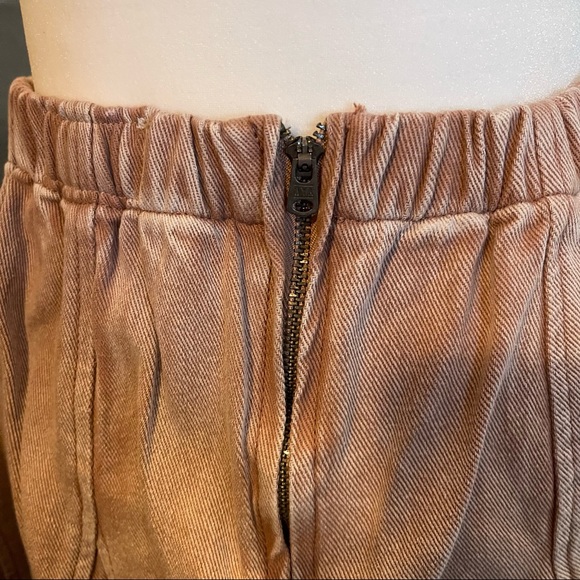 Cute Wishlist Jeans Skirt Peach Pink - Picture 4 of 4